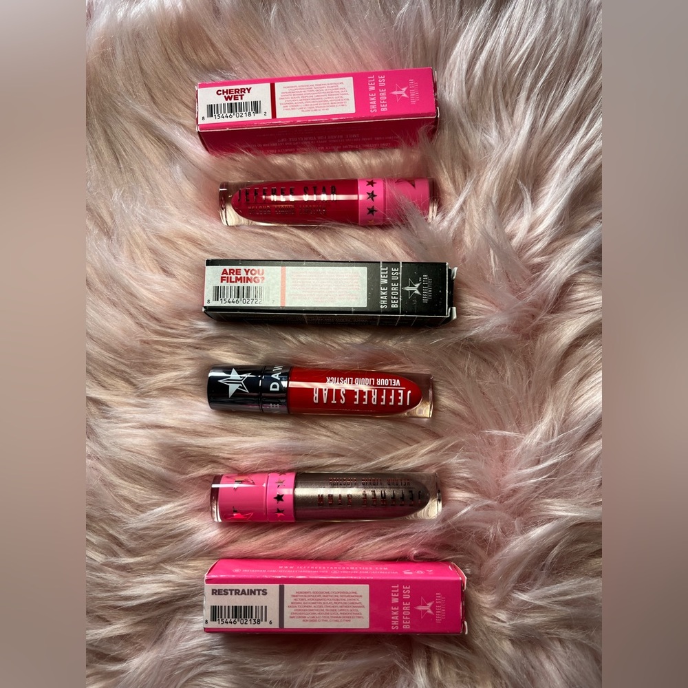 3 lipsticks